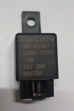 RELAY DE PODER 12V. 4 PTAS. 30 AMP. / MITS. Y HYU.