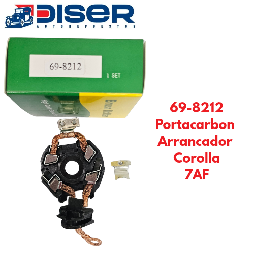 [69-8212] PORTACARBON DE ARRANCADOR C/CARB / TOY. COROLLA 7AFE