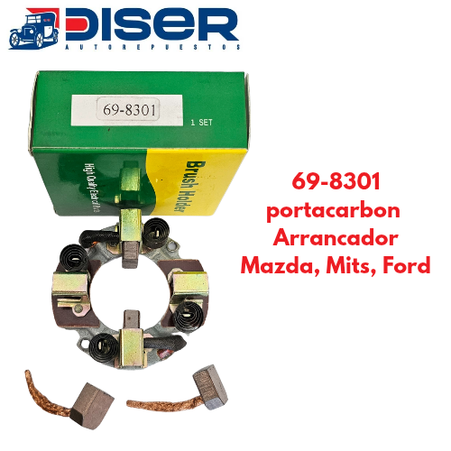 [69-8301] PORTACARBON DE ARRANCADOR 69-8314 C/CARB / MAZ. MITB. FORD