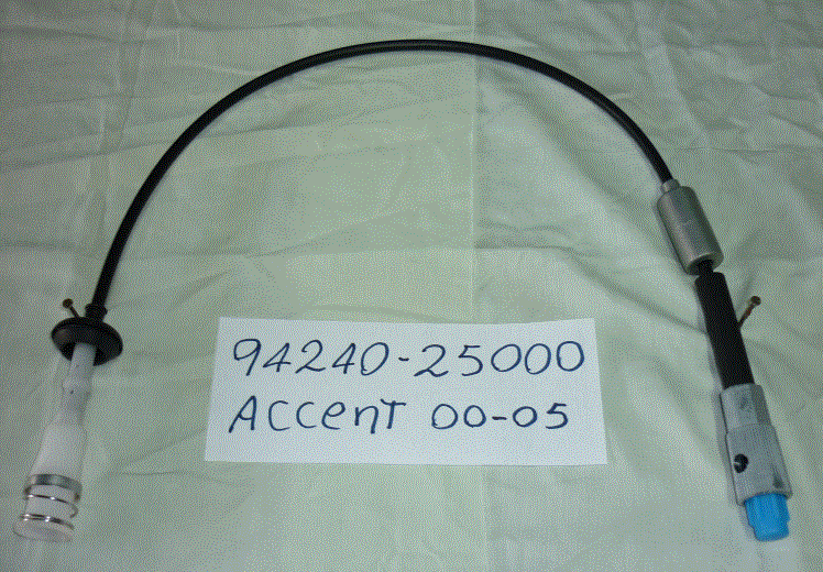 [94240-25000] CABLE DE VELOCIMETRO ROSC Y ENCH / HYUNDAI ACCENT (00-05)