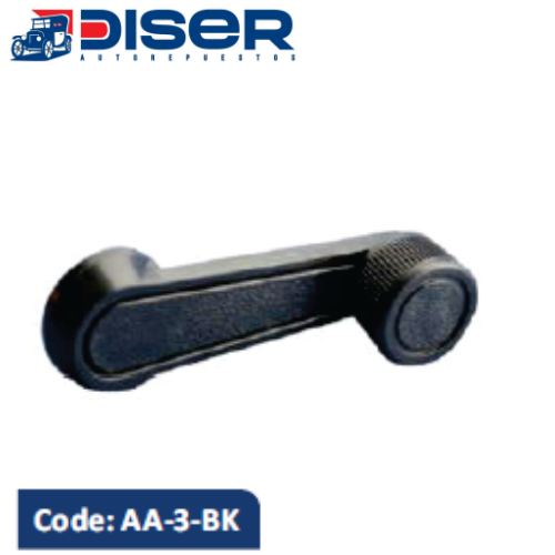 [AA-3-BK] MANILLA PARA VIDRIOS NEGRA / TOYOTA Y SUZUKI