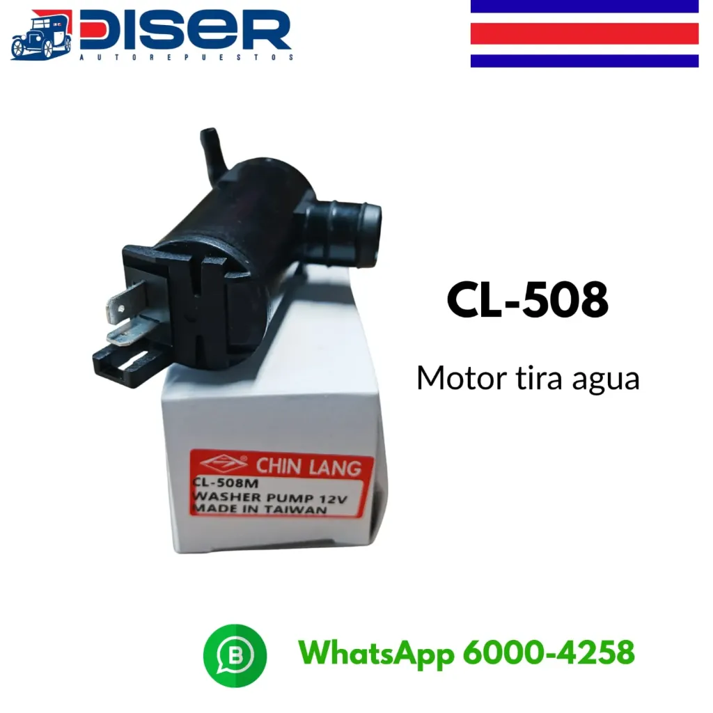 [CL-508M] MOTOR TIRA AGUA PARABRISAS 12V. / S/ HULE