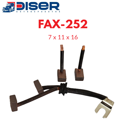 [FAX-252] CARBON DE ARRANCADOR / NISSAN D21,SENTRA PULSAR