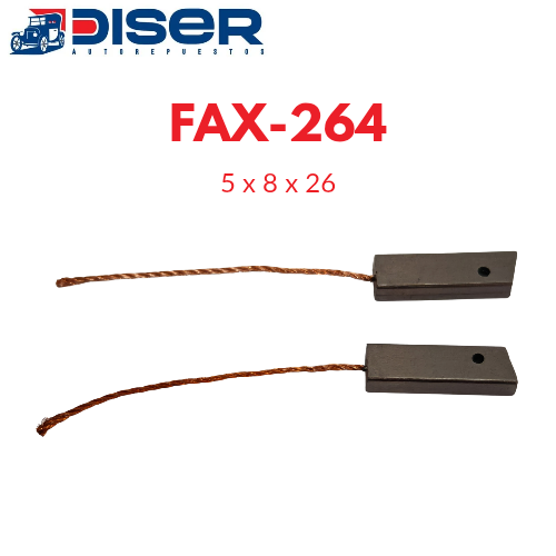 [FAX-264] CARBON DE ALTERNADOR / NISSAN PATH.D21 3.0(90-94