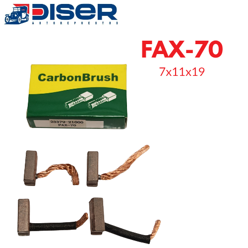[FAX-70] CARBON DE ARRANCADOR / NISSAN J15, A12, E13/5