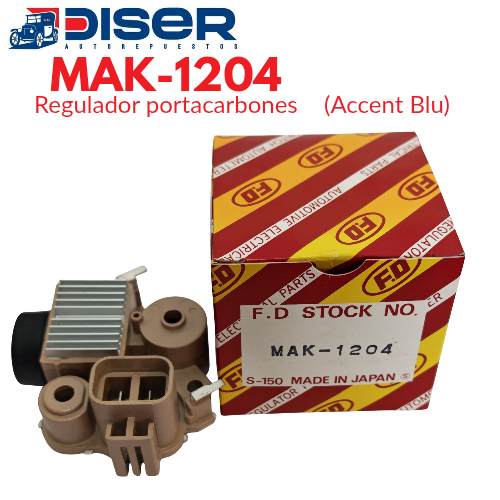 [MAK-1204] REGULADOR PORTACARBONES 12V. / HYU. ACCENT BLU