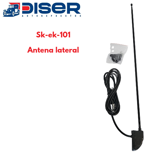 [SK-EK-101] ANTENA LATERAL (PARAL) NEGRA