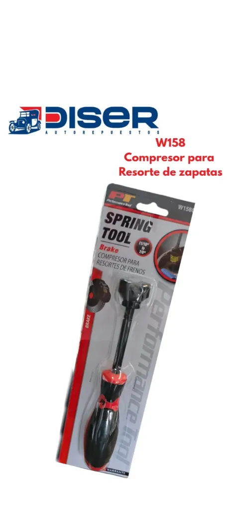 [W158C] COMPRESOR RESORTE CLAVOS ZAPATA