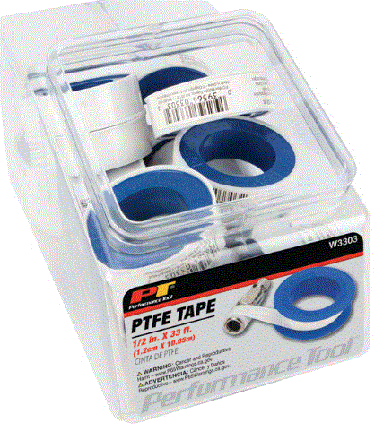 [W3303] TEFLON EN ROLLO 1/2 X 33 PIES
