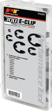 [W5208] SURTIDO DE SEGUROS 300 PCS / CLIPS