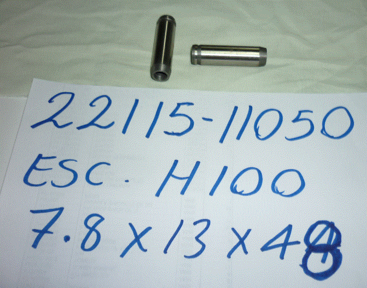 [22115-11050] GUIAS DE VALVULAS DE ESCAPE / HYUNDAI PONY(87),H100(94)