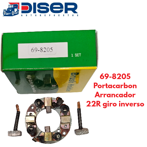 [69-8205] PORTACARBON DE ARRANCADOR C/CARB / TOY. HILUX 22R (G. INVER) 