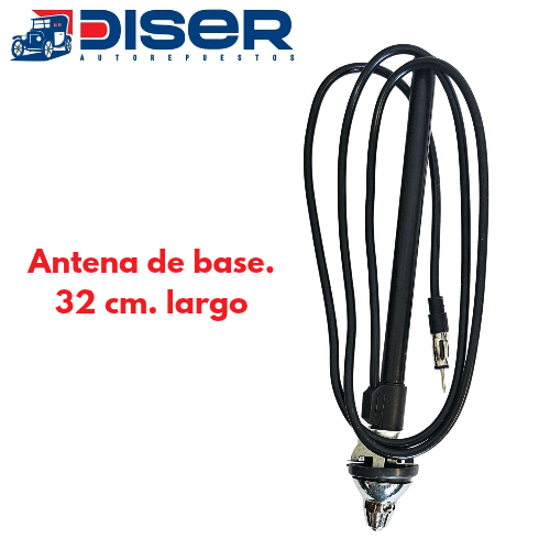 [A-T203] ANTENA BASE NEGRA 32 cm.