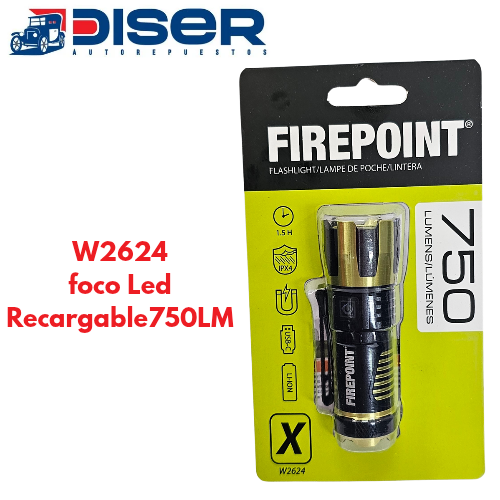 [W2624] FOCO DE MANO LED (RECARGABLE) / 750 LM