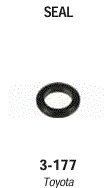 [3-177] O-RING DE INYECTOR SOPORTE / TOY. HIACE. 4RUNN 1/2RZ