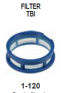 [1-120] FILTRO DE INYECTOR GDE. / SUZ. SAMURAI 1.3L (TBI)