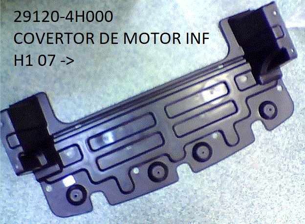 [29120-4H000A] COBERTOR DE MOTOR INFER. / HYU. H1 (07->)