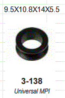 [3-138] O-RING DE INYECTOR (ESPACIADOR) (G1560) / HYUNDAI 