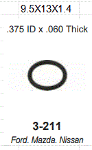 [3-211] O-RING DE INYECTOR / NIS. KA24 4/6 CIL