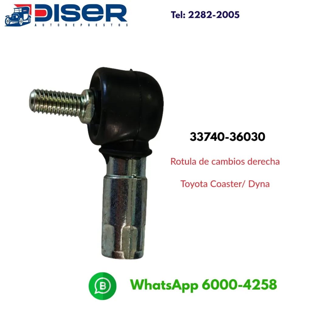 [33740-36030-TW] ROTULA TERMINAL CABLE CAMBIOS DER. / TOY. COASTER Y DYNA