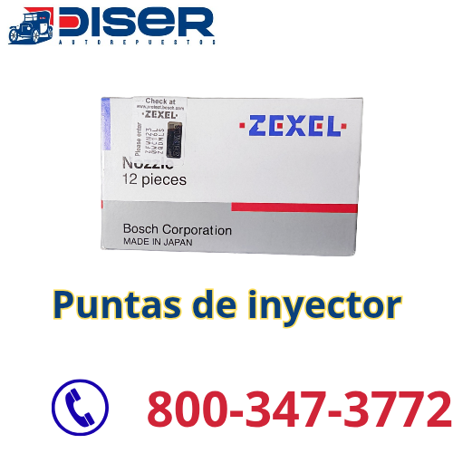 PUNTA DE INYECTOR DIESEL 135 (ZEXEL) / MITS. MONTERO 4D55. 4M40/T