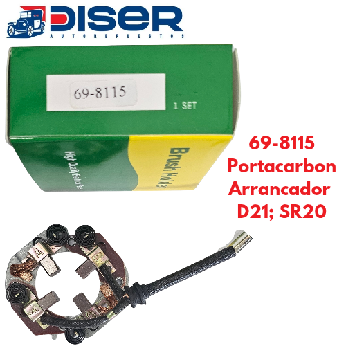 PORTACARBON DE ARRANCADOR C/CARB / NIS. D21. SENTRA SR20