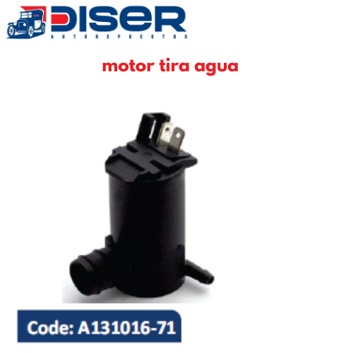 MOTOR TIRA AGUA PARABRISAS 12V. / UNIV - PARA TANQUE