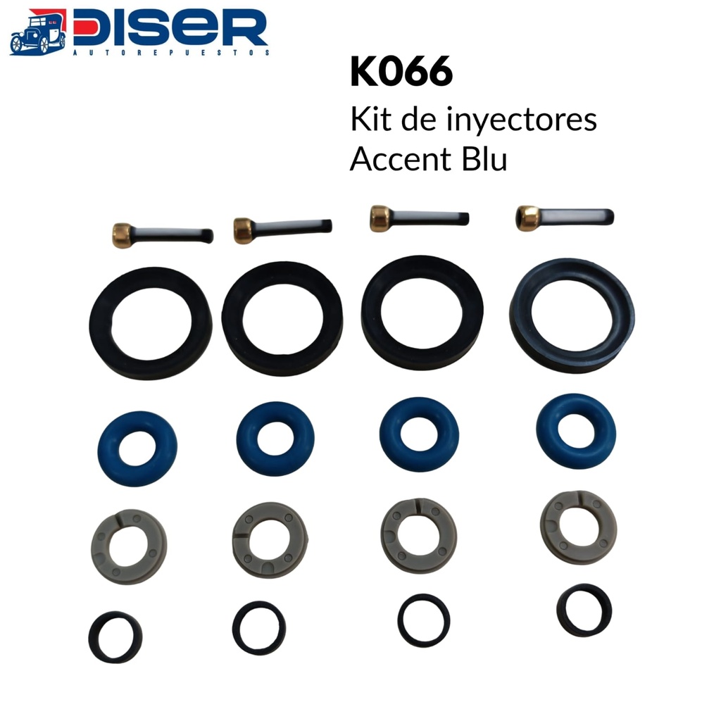 KIT DE INYECTOR GASOLINA (4 CIL) / HYU. ACCENT BLU GDI A/PRESION
