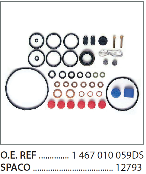 KIT DE REPARACION BOMBA ROTATIVA EP/VE / 3L/14B/13B/11B.4D56/TD25/7