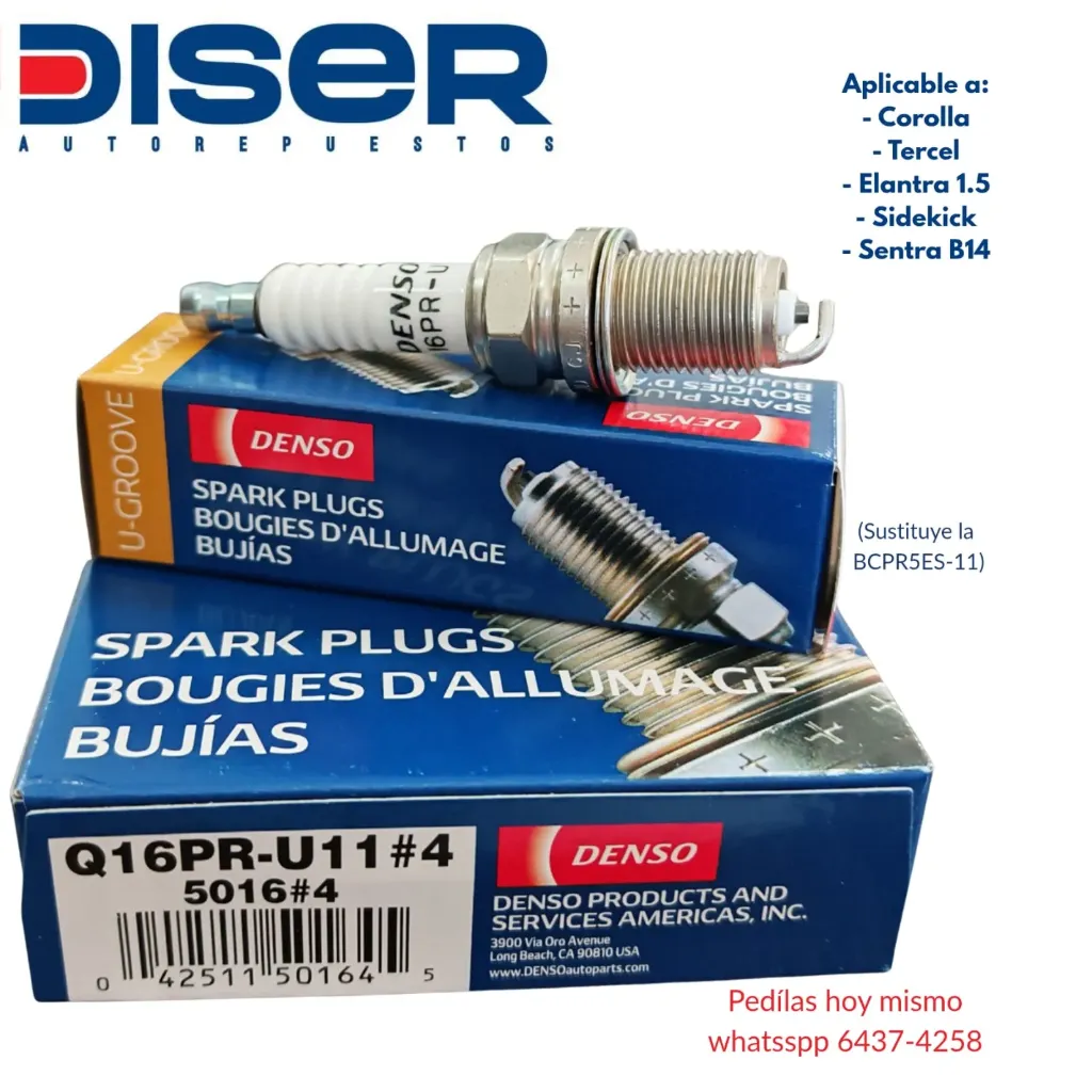 BUJIA DENSO C/RESIST (5016) / (BCPR-5-EY11) (5016) 5/8