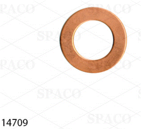 ARANDELA COBRE / 14x23.4x1.0