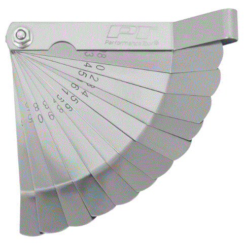 CALIBRADOR DE 12 HOJAS CURVO