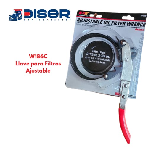 LLAVE PARA FILTROS AJUSTABLE / 2 1/2 - 3 7/8