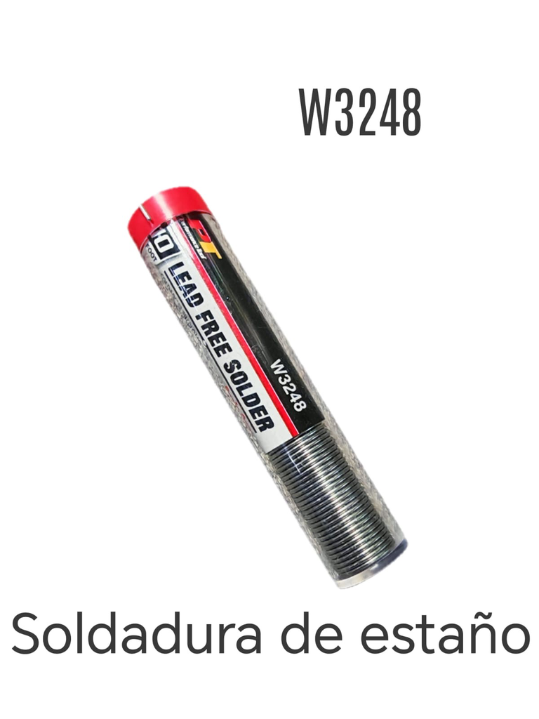 SOLDADURA DE ESTAÑO C/RESINA