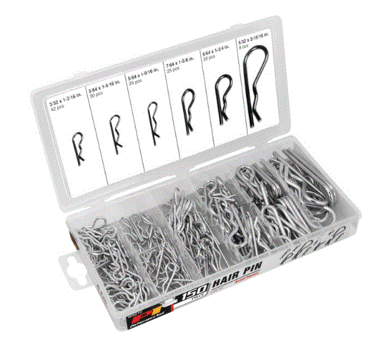 SURTIDO DE SEGUROS 150 PCS / HAIR
