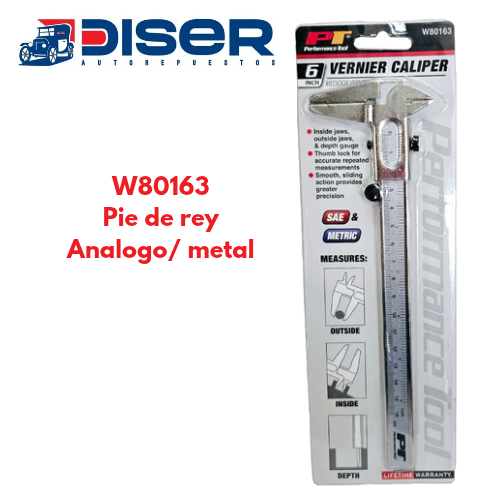 CALIPER (PIE DE REY ) ANALOGO / METALICO