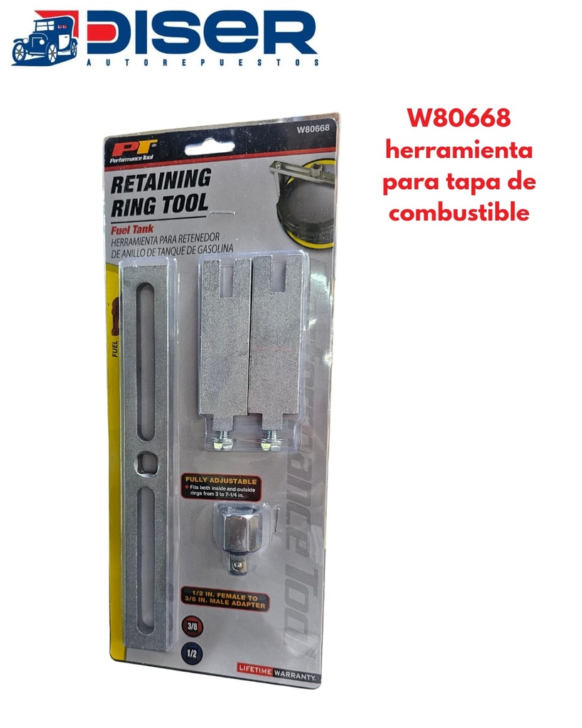 HERRAMIENTA PARA TAPA DE COMBU. / BOMB. GAS.