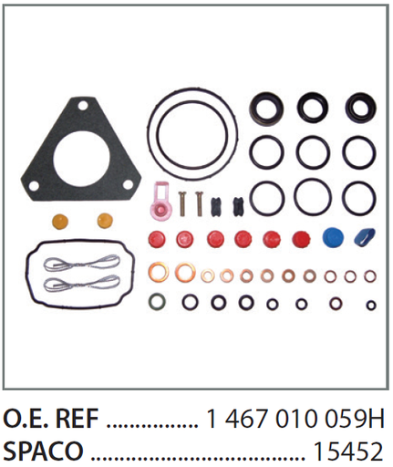 KIT DE REPARACION BOMBA / VE 3 RETEN