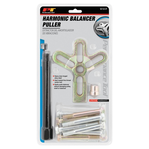EXTRACTOR DE POLEAS DE CIGUEÑAL BALANCE HARMONICO (SET)