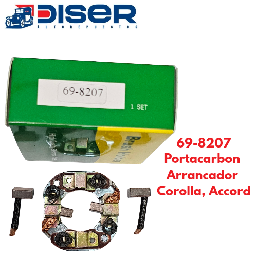 PORTACARBON DE ARRANCADOR C/CARB / TOY. CORO. AVENS. 1.8L (69-8207)