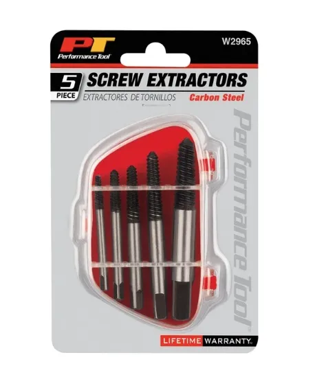 SET DE PUNTAS EXTRACTORAS DE TORNILLOS / 5 PZS