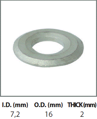 ARANDELA PUNTA INYECTOR COMMON RAIL / TOY. 1KD/2KD