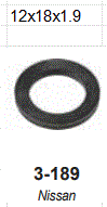 O-RING DE INYECTOR / NIS. KA24 4/6 CIL.