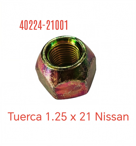 TUERCA DE RANA 1.25 mm. x 21 mm. / NISSAN