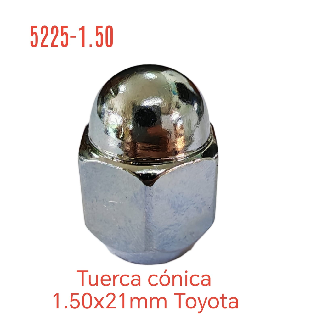 TUERCA DE RANA CONICA 1.50mm.x 21mm. / TOYOTA